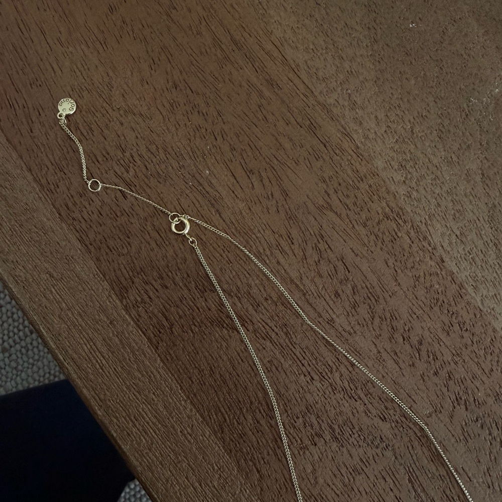 Gorjana Gold mini alphabet Necklace - Picture 3 of 5